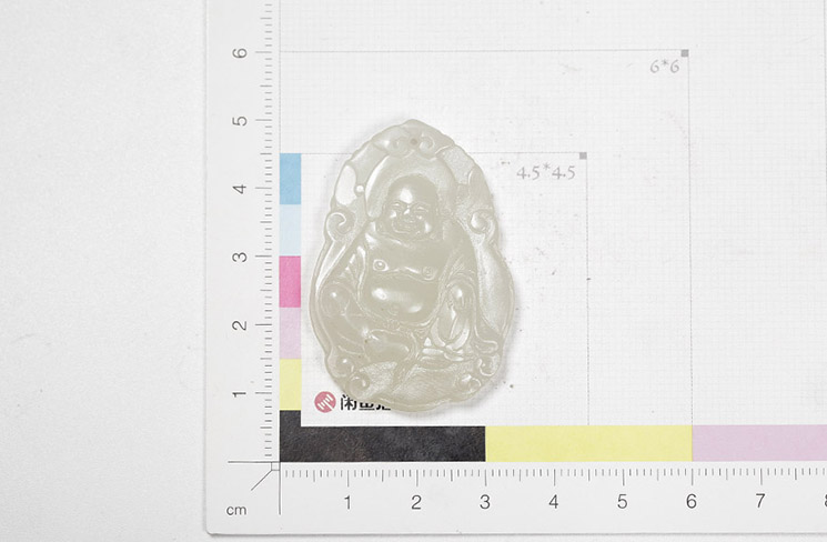 老山玉器 和田玉白玉 （佛）精美玉牌