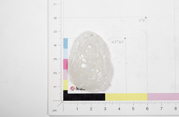 老山玉器 和田玉白玉 佛 精美玉牌