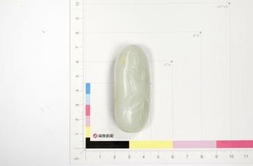 老山玉器 新疆和田玉籽料掛件觀音